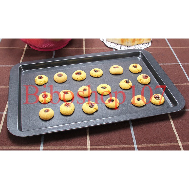 khay nướng chống dính hình chữ nhật 43x29x2