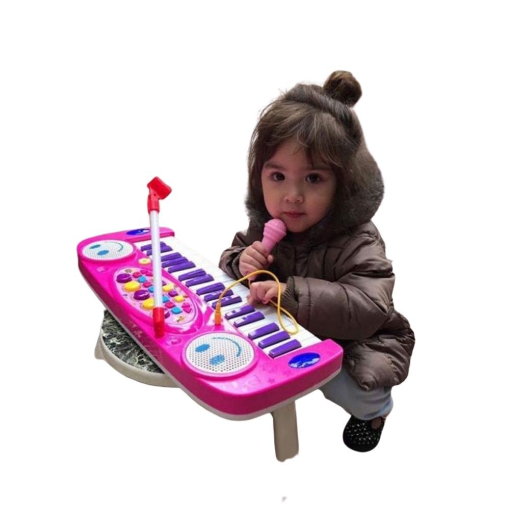 Đàn Điện Tử Organ Loại Có Micro - Đàn PIANO Cao Cấp Đa Chức Năng - Dụng Cụ Phát Triển Tài Năng Trẻ-ALOKIDS TB