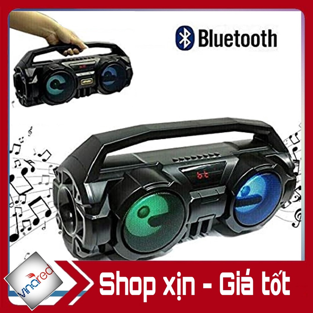 Loa Bluetooth Karaoke KIMISO S1 Xách Tay  - Loa Bluetooth Mini Di Động Âm Bass Cực Hay Đèn Led Sống Động