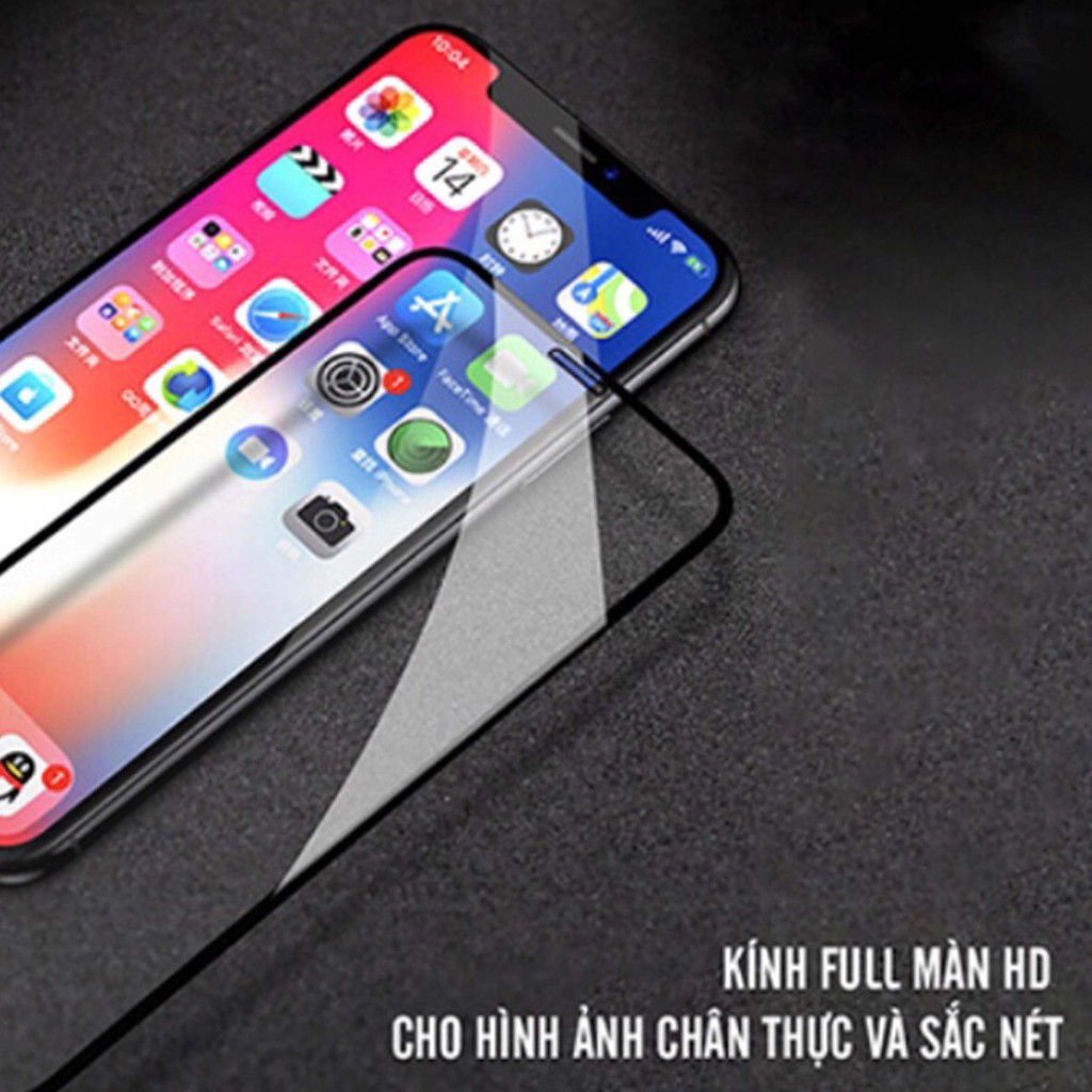 Kính Cường Lực iP WK KingKong Full Màn Hình cho ip Xs Đến 15Promax | Hot Hot Tặng Miếng Lau |