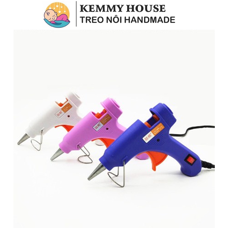 Súng Bắn Keo Nến Silicon Máy 20W (tặng kèm 2 keo nến)