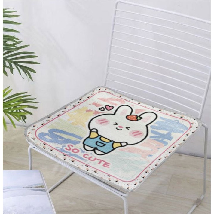 Đệm Lót Ghế Ngồi Văn Phòng Chất Liệu Lụa Lạnh Thoáng Khí 365