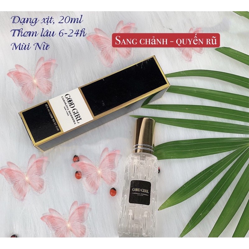 NƯỚC HOA NỮ Mini Dạng Xịt 20ml