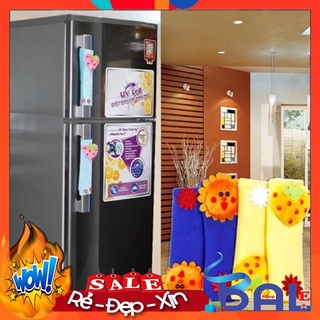 Bọc tay nắm cửa tủ lạnh hình thú ngộ nghĩnh (bộ 2 cái)