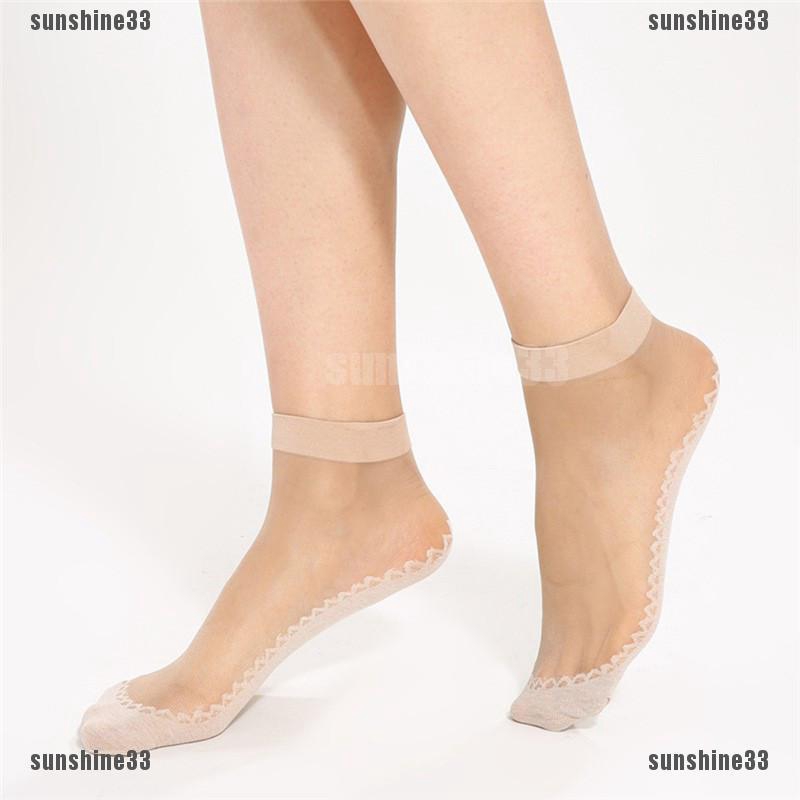 Set 5 đôi tất nữ mềm mại, chống trượt