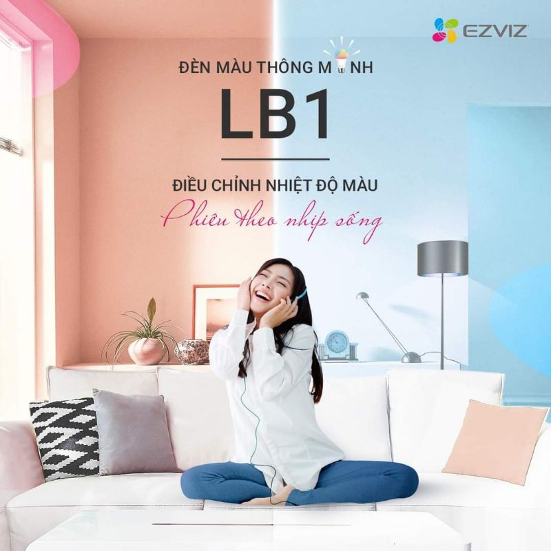 Ổ cắm điện thông minh T30 và Bóng đèn LED thông minh LB1 của EZVIZ