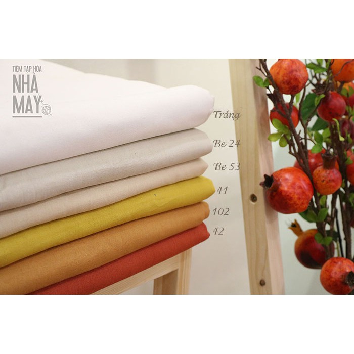 Vải linen bột khổ 1m4