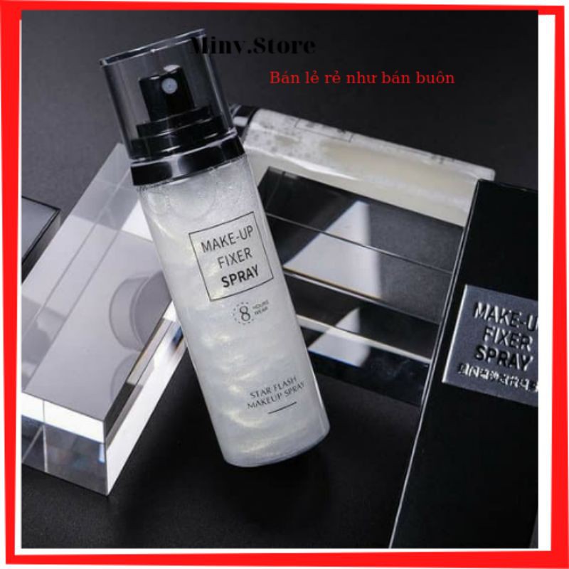 Xịt khoáng make up Fixer Spray khóa nền cấp ẩm phù hợp mọi loại da 100ml