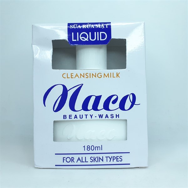 Sữa rửa mặt Naco Beauty - Wash Cleansing Milk 180ml