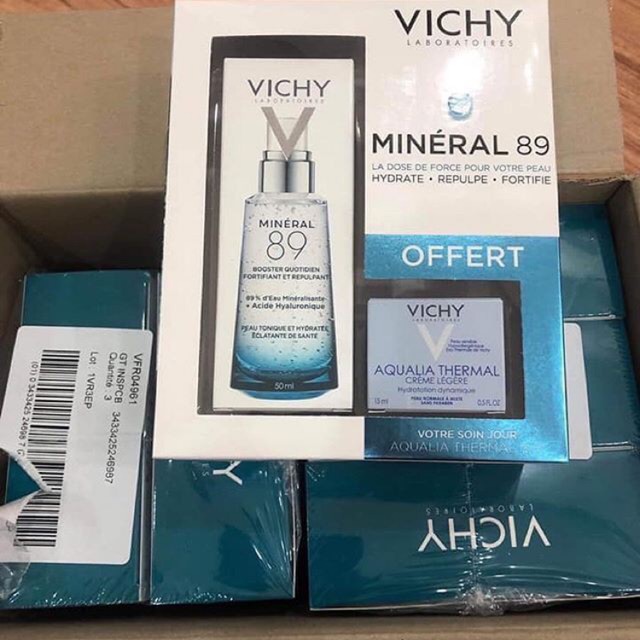 SET VICHY SERUM + KEM DƯỠNG DA - LÀM SÁNG MỊN DA HOÀN HẢO - Se khít lỗ chân lông!!!