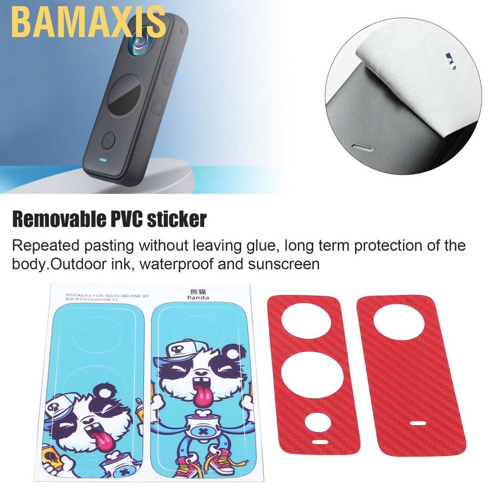 Miếng dán bảo vệ camera hành động Bamaxis Sunnylife bằng PVC chống thấm nước cho Insta360 One X2
 | BigBuy360 - bigbuy360.vn