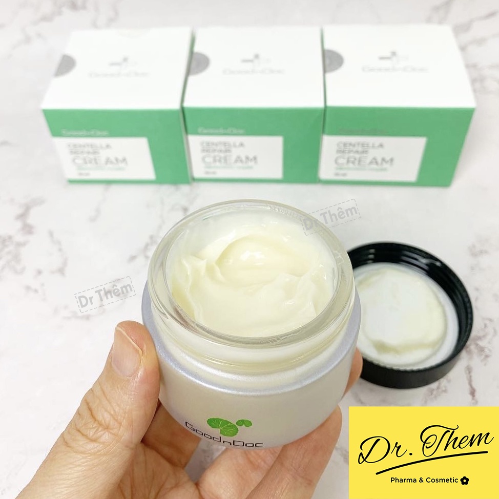 ✅[CHÍNH HÃNG] Kem Dưỡng Phục Hồi Da Rau Má GoodnDoc Centella Repair Cream 50ml