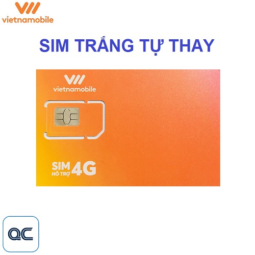 Sim trắng 4G tự thay vietnamobile
