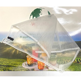 Túi Vải Lọc Trà, Vải Không Dệt Có Dây Rút Sử Dụng Được Nhiều Lần Kích Thước Lớn 34*37.5cm