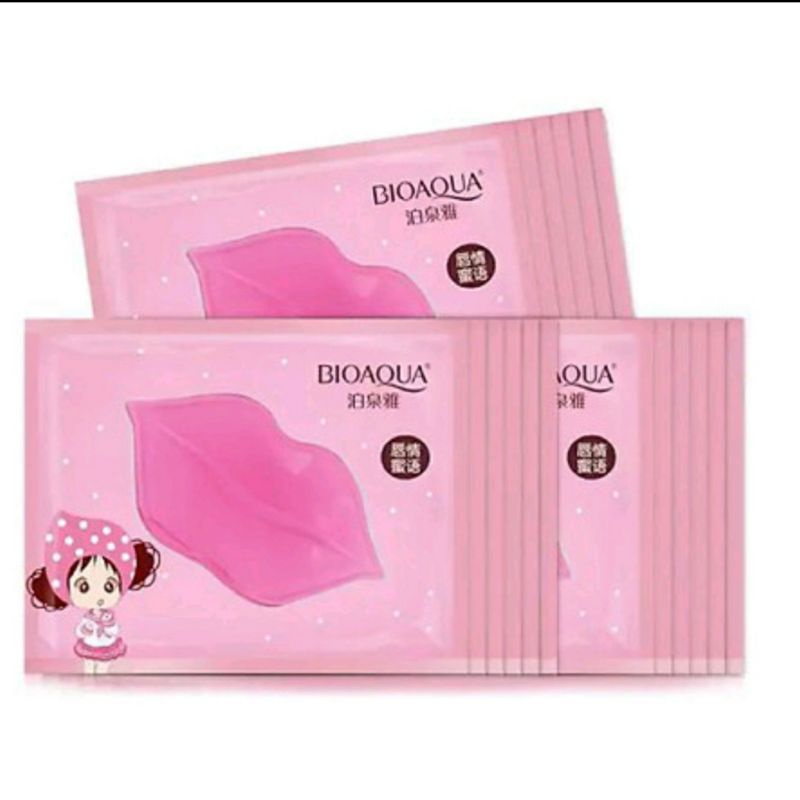 Mặt nạ môi Bioaqua ( mask môi Bioaqua ) dâu cấp ẩm cho môi