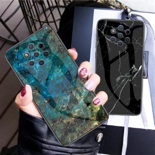 Ốp điện thoại kính cường lực họa tiết cẩm thạch cho Nokia 9/4.2/Nokia 1 Plus/Nokia X71/Nokia 3.2