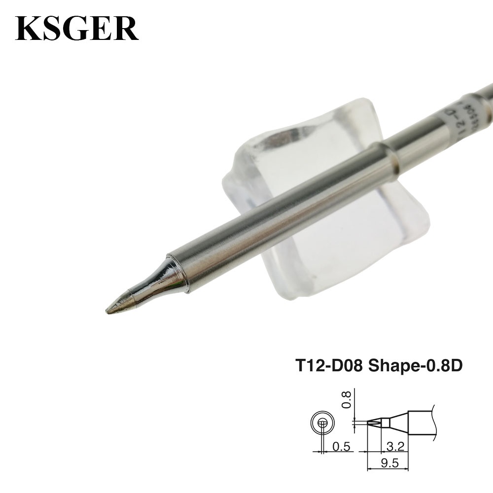 Mỏ Hàn Điện T12-D08 D12 D16 D24 D52 D32 DL32 DL52 T12 24V 70W FX-950 / FX-951 / FM-2028 Chuyên Dụng