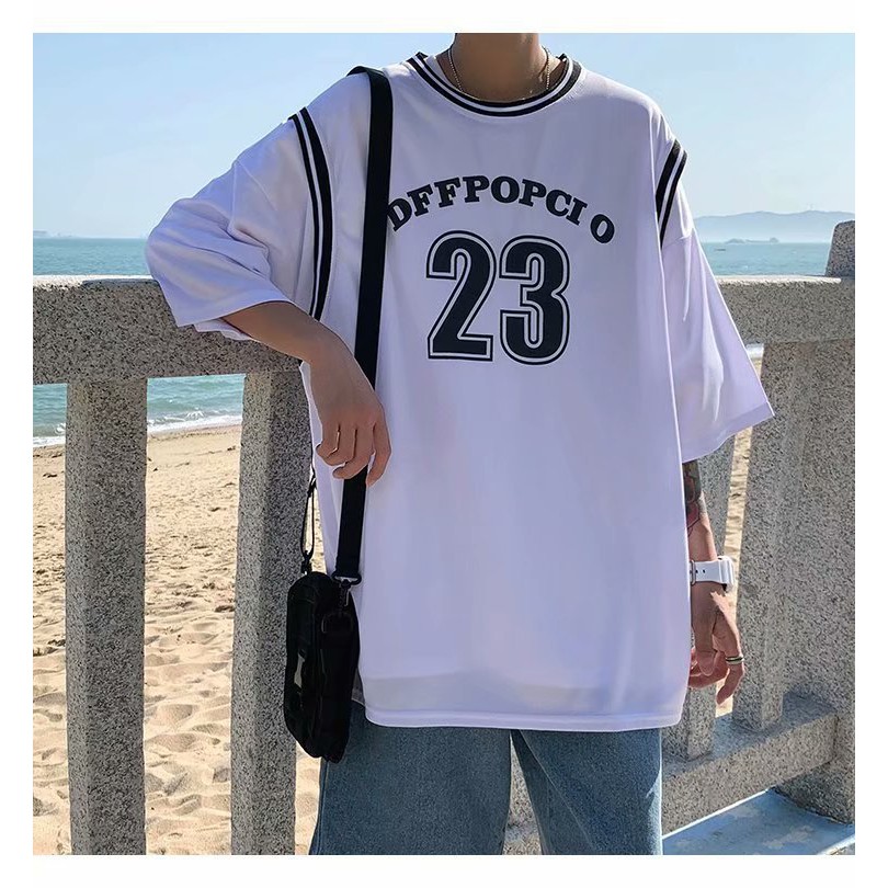 [Ảnh thật] Set Áo Phông và Quần Sooc Số 23 Unisex cho Cả Nam Và Nữ Chất Cotton Thấm Hút Mồ Hôi | BigBuy360 - bigbuy360.vn