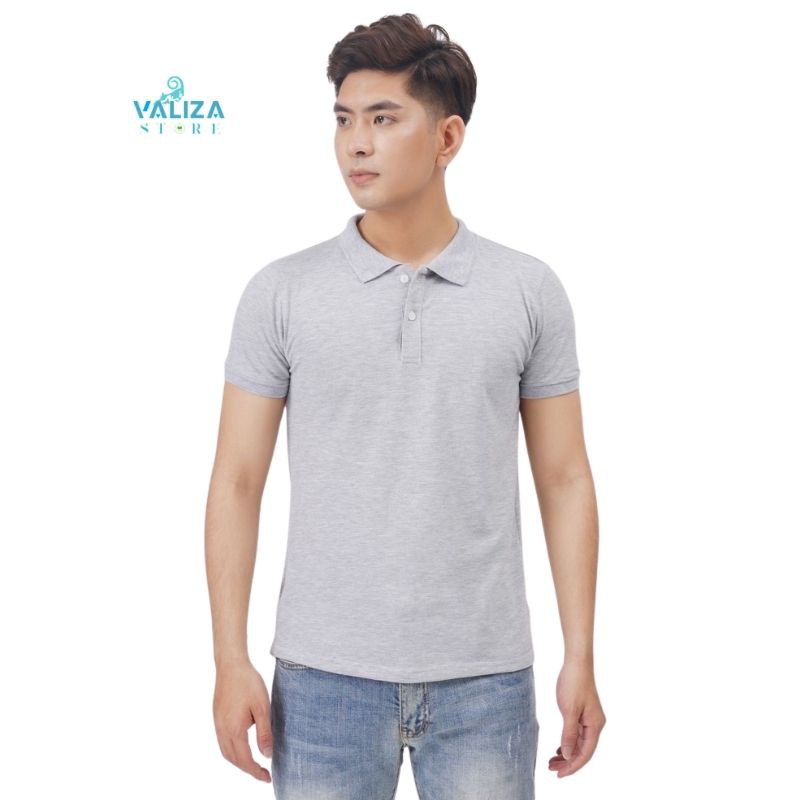Áo Thun Phông Nam Trơn có cổ đẹp tay ngắn Áo Polo Nam cao cấp rẻ đẹp VALIZA |AT01| | BigBuy360 - bigbuy360.vn