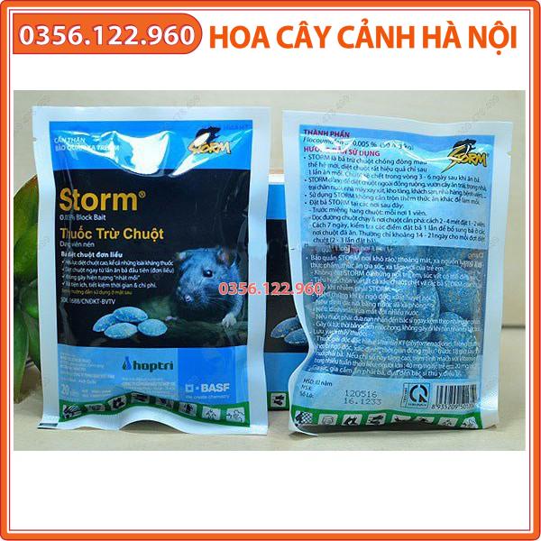 2 gói (40 viên) Thuốc diệt chuột sinh học thế hệ mới Storm (kẹo chuột tác dụng mạnh)