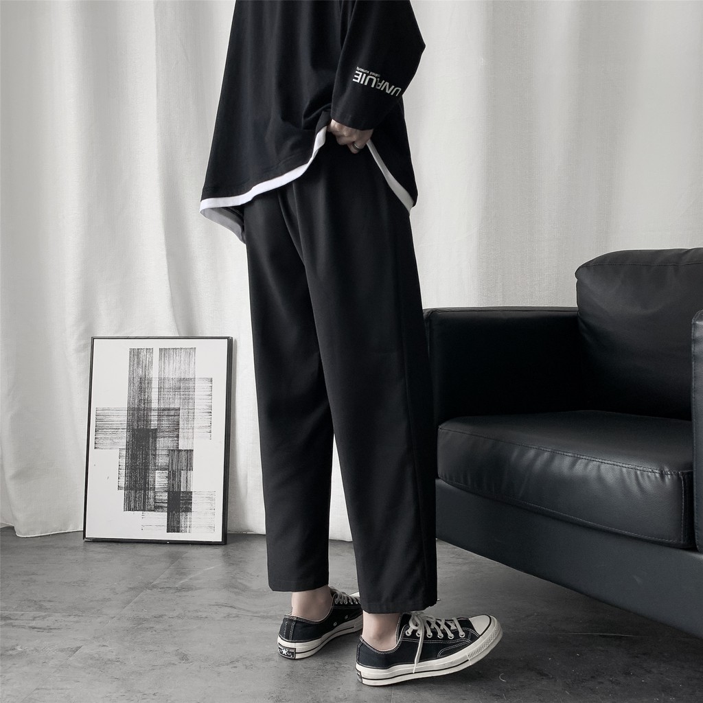 Quần dài phong cách Hàn Quốc thời trang dành cho nam cỡ s-3xl