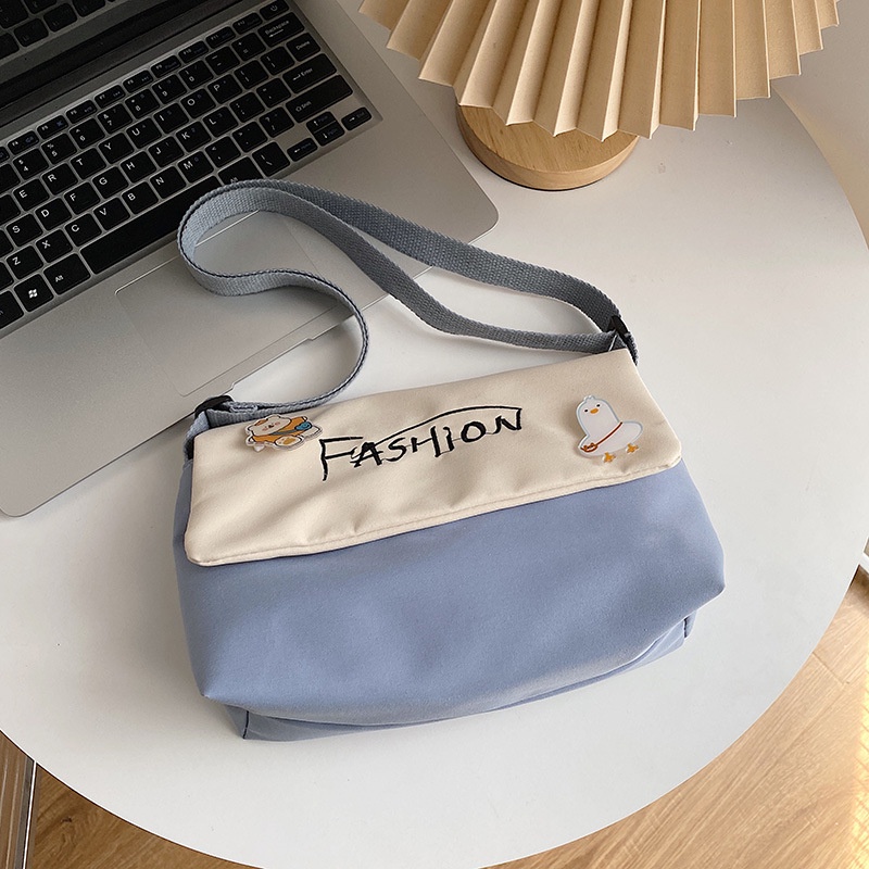 Túi Đeo Chéo Nylon Nhỏ Đơn Giản Dễ Thương Thời Trang Xu Hướng Cho Nữ Sinh