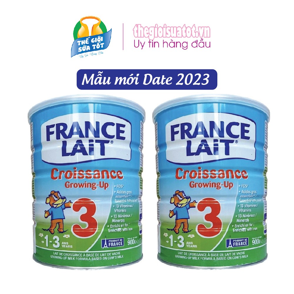 Sữa bột France Lait số 3 Bổ sung dinh dưỡng cần thiết cho trẻ 900g