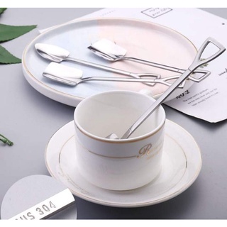 Set 4 thìa inox hình xẻng cao cấp