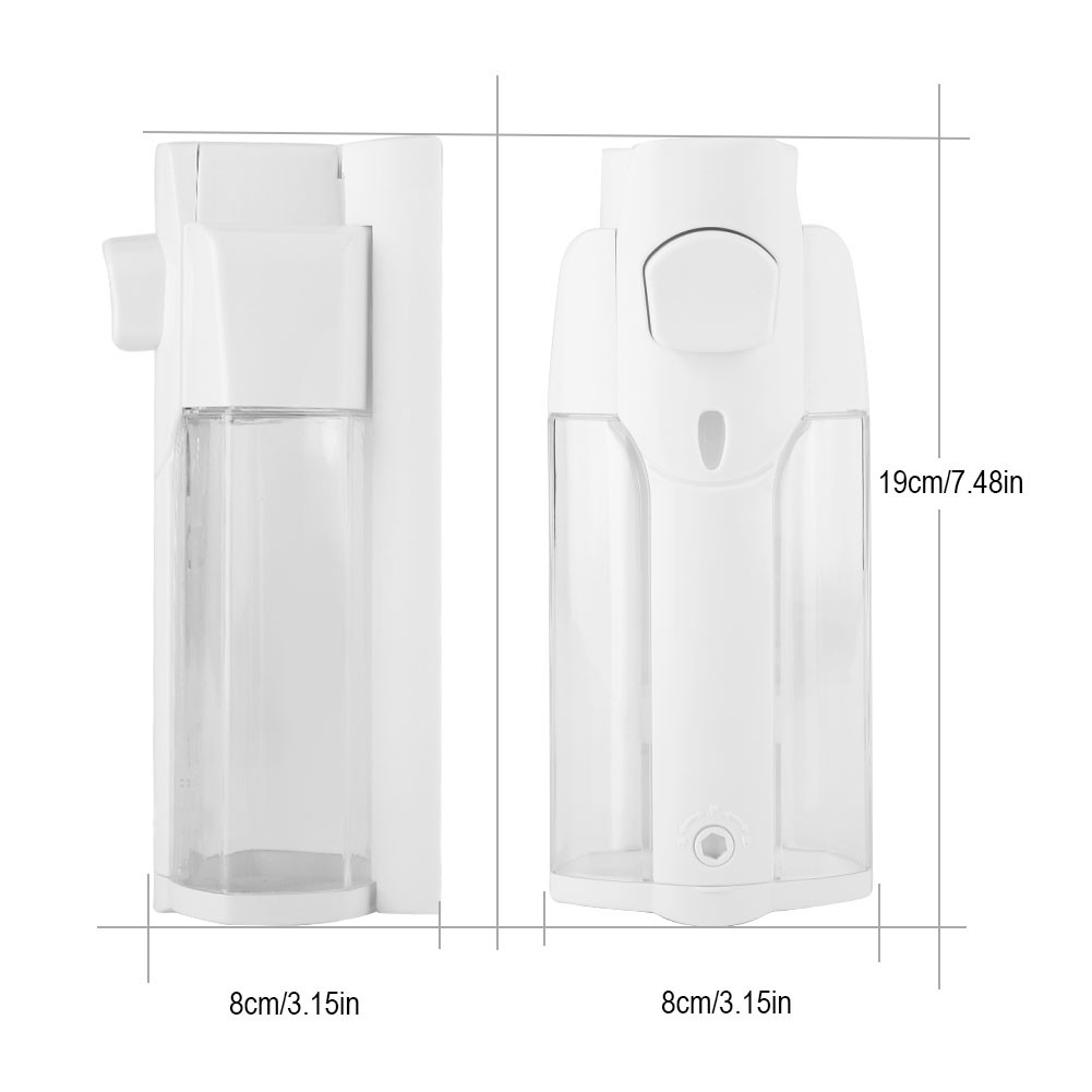 [Ready Stock] Magicstore 350ml Bathroom Hotel Wall Mounted Plastic Soap Liquid Shampoo Lotion Manual Dispenser