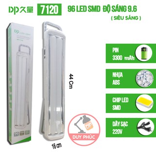 Đèn led sạc dự phòng siêu sáng dp-7120