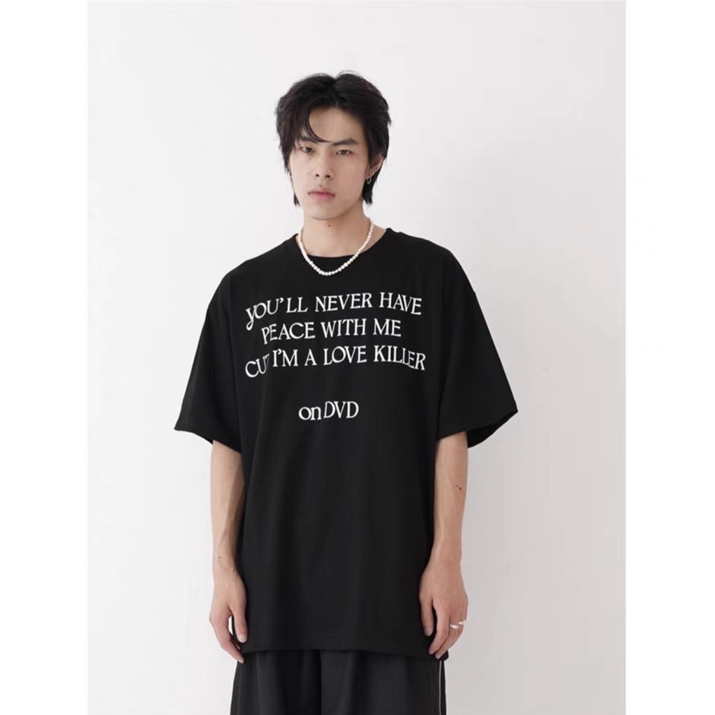 Áo thun Stee on DVD in BLACK - Giá sỉ Unisex