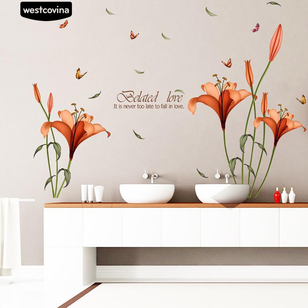 Miếng dán hình bươm bướm trang trí phòng khách