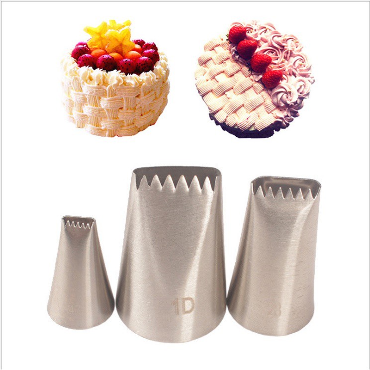 Bộ 3 Đuôi đúc bắt bông kem đan giỏ