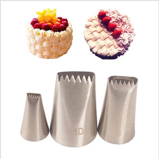 Bộ 3 Đuôi đúc bắt bông kem đan giỏ