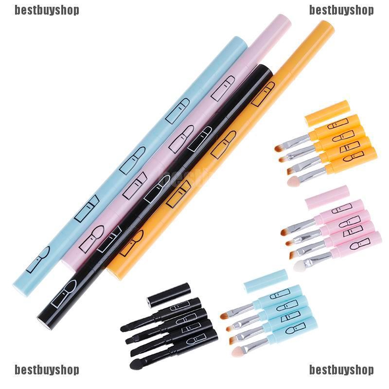 Cọ trang điểm mắt 4 đầu trong 1 thiết kế sáng tạo nhiều màu lựa chọn | BigBuy360 - bigbuy360.vn