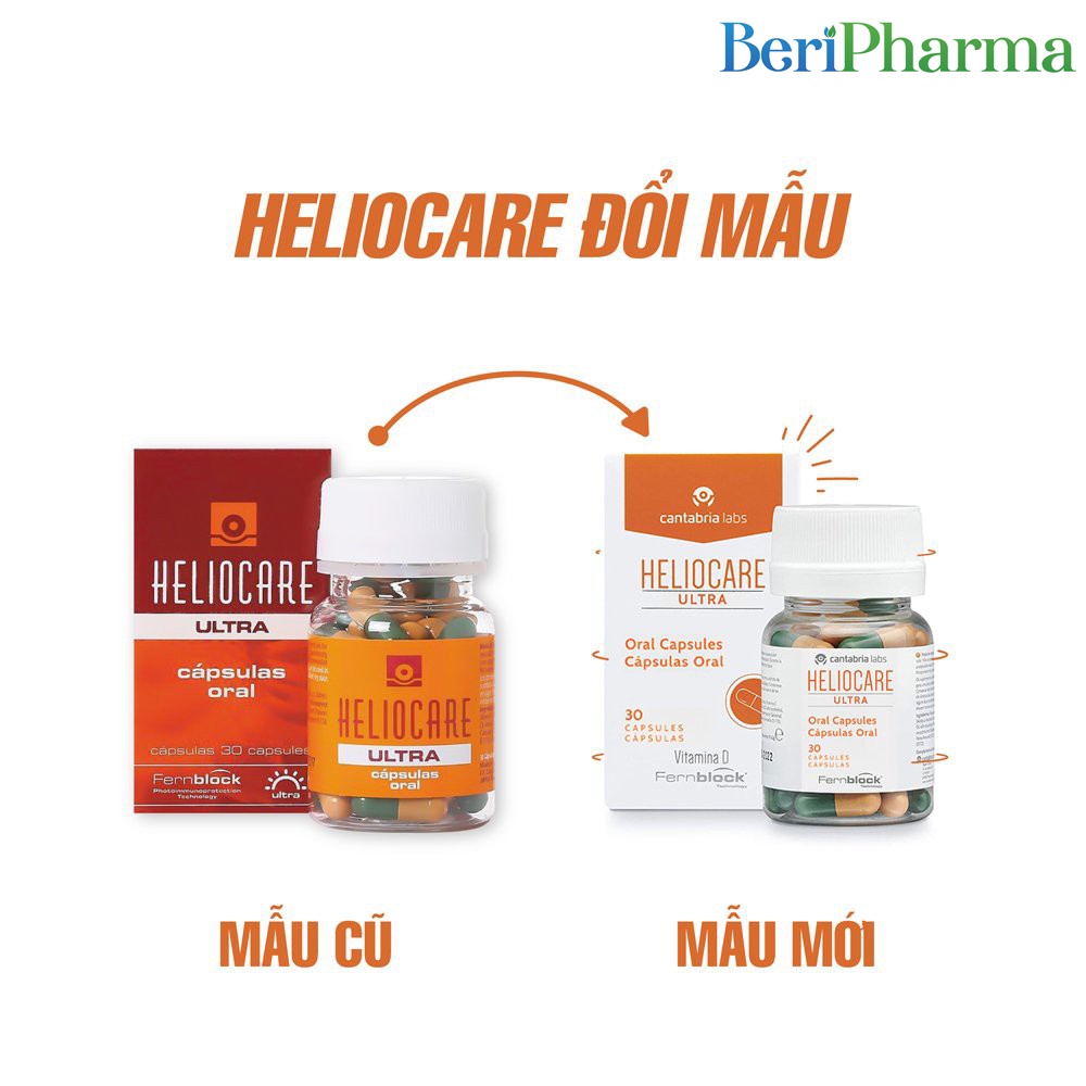 Heliocare Viên Uống Chống Nắng Ultra Oral Capsules 30 viên