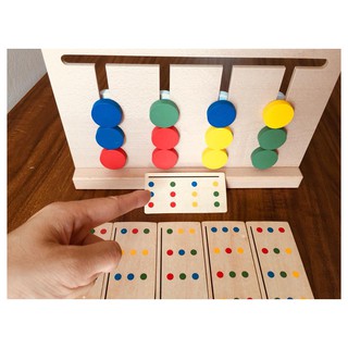 Montessori toán học - tư duy chấm tròn