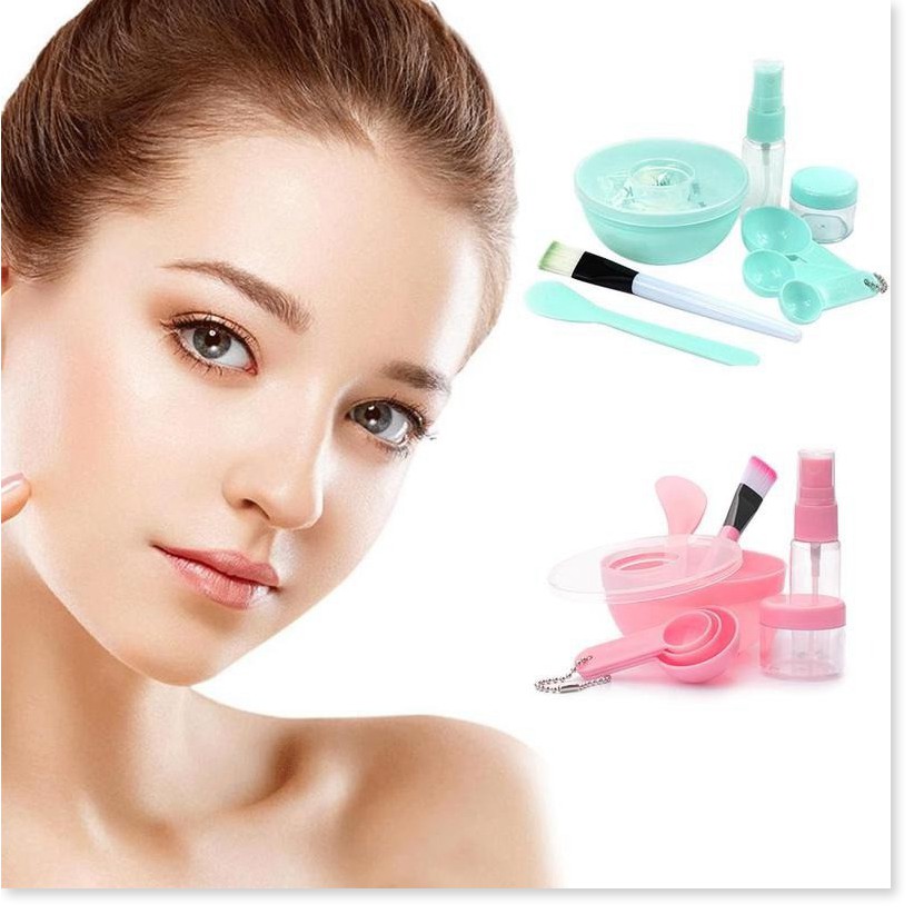 Dụng Cụ Trộn Mặt Nạ GIGAHOME Bộ 9 Món Bát Trộn Đắp Mask Gồm Bát, Que, Chổi Cọ Và Thìa Đong 6279
