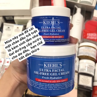 [ Auth] Kem dưỡng ẩm ultra oil free kiehls