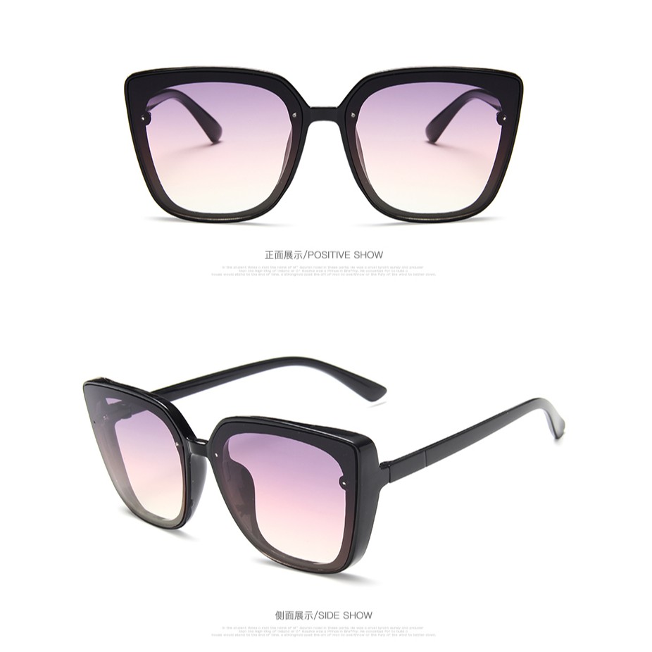 Kính mát gọng vuông phong cách sành điệu trẻ trung cho nữ