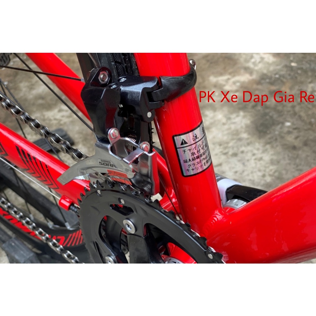 Xe đạp Chevaux MK PRO hàng xuất nhật, Xe Touring Chevaux MK pro có thụt nhún, Khung nhôm 6061, Group Shimano SORA,