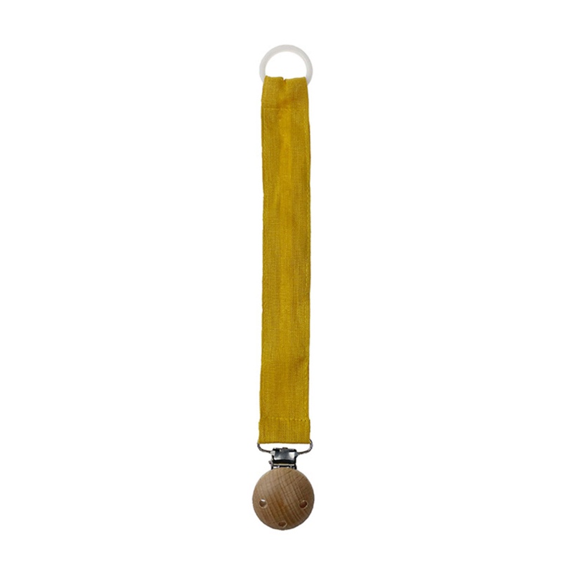 Giá Đỡ Núm Ti Giả Bằng Cotton Không BPA Phối Dây Xích Kẹp Cho Trẻ Sơ Sinh