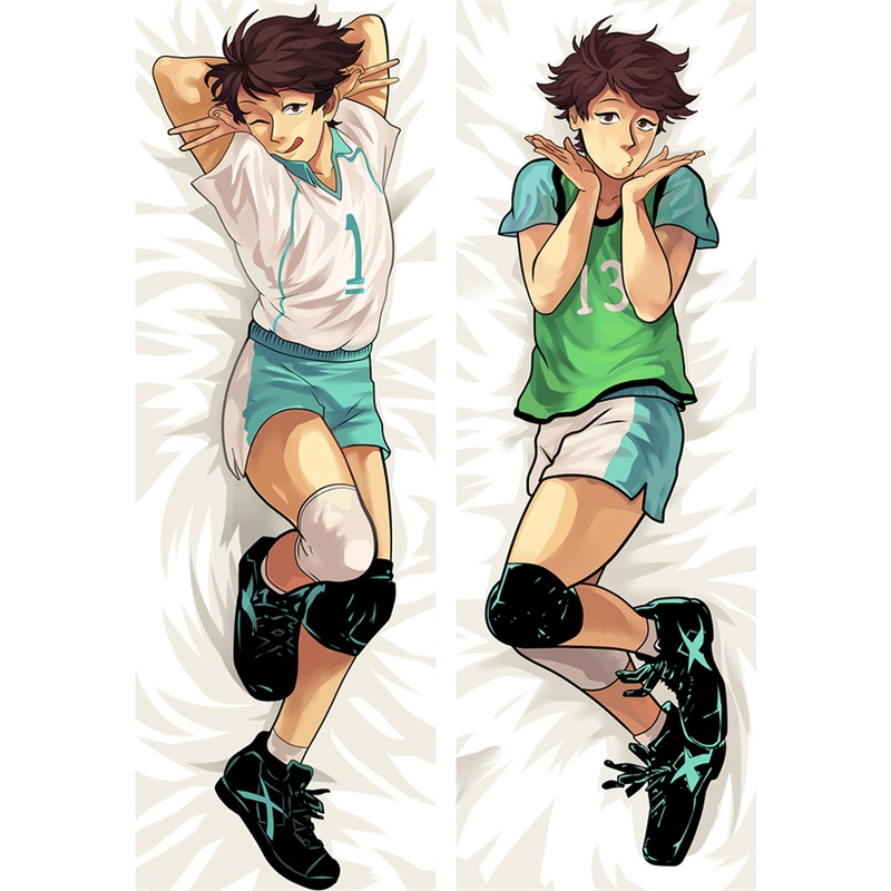 Anime Haikyuu 60x180cm Vỏ gối Cosplay Oikawa Tooru Kunimi Akira Prop