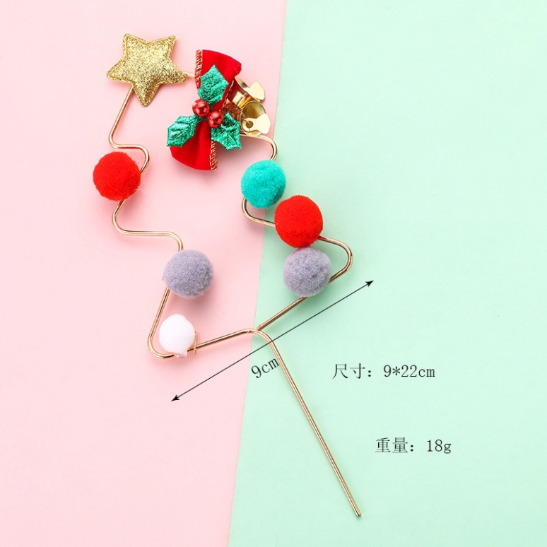 trang trí giáng sinh bánh kem [FREESHIP] cây thông bông trang trí bánh