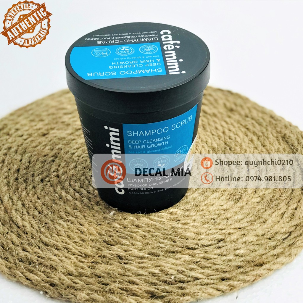 Tẩy da chết da đầu Cafe Mimi Super Volume Shampoo | BigBuy360 - bigbuy360.vn