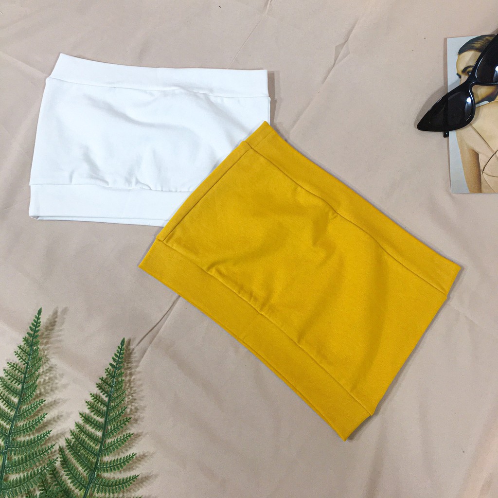 Áo ống croptop nữ nhiều màu bigsize, áo quây ngực chất thun borip cao cấp dày mịn co giãn 4 chiều | BigBuy360 - bigbuy360.vn