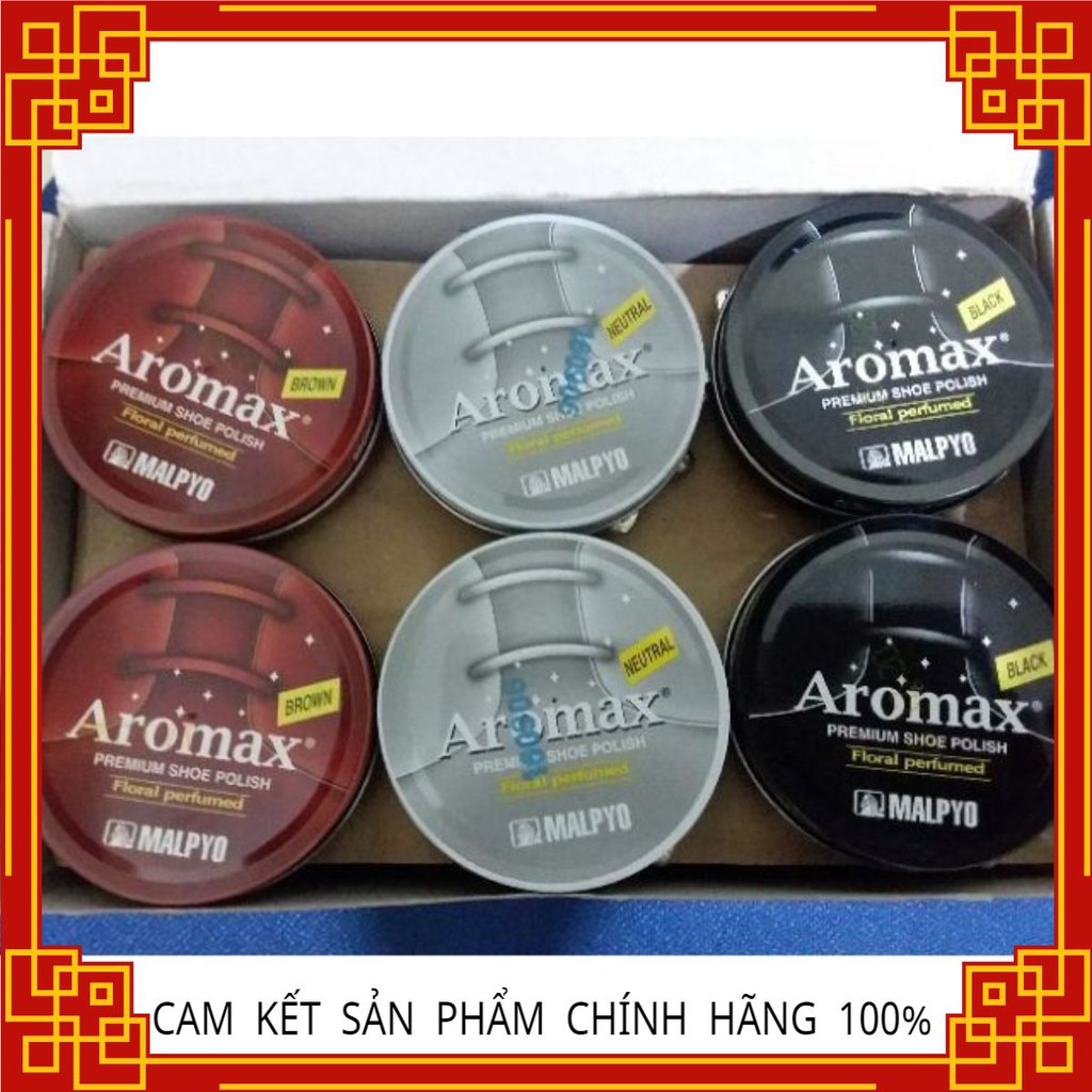 Combo 2 Hộp Tuỳ Chọn Màu Xi Đánh Giày Cao Cấp Aromax