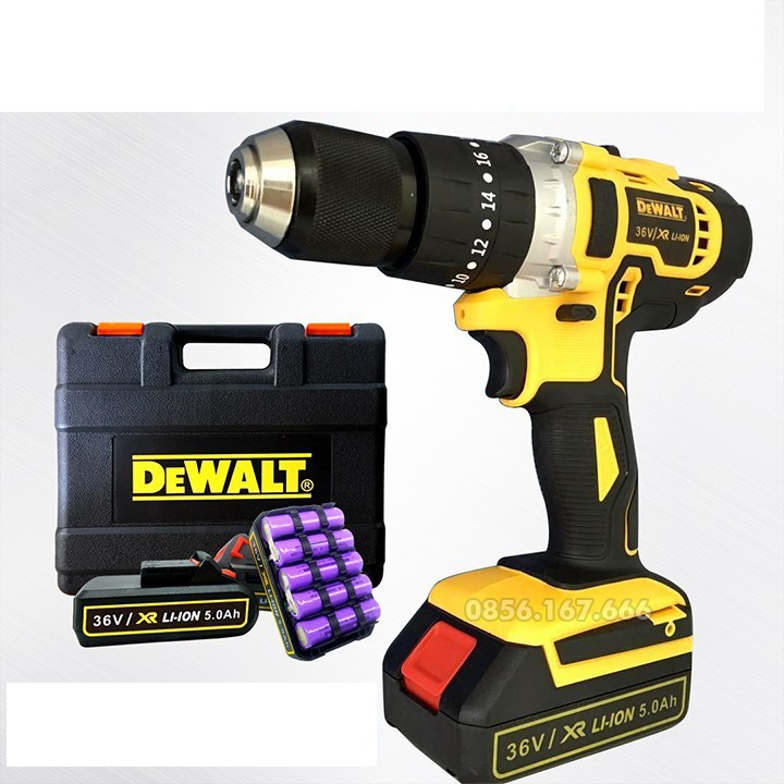 Miếng chèn nâng cao cho vỏ pin máy Dewalt tàu 36V XR li-ion thêm 1, 2, 3 hàng cell