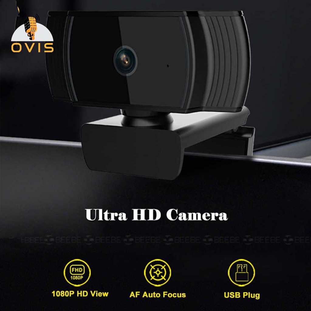 [BH 12 THÁNG] Webcam Máy Tính Aoni A20 Họp Trực Tuyến Góc Rộng 80 Độ, Full HD1080 30fps, 2.0 Megapixel | BigBuy360 - bigbuy360.vn