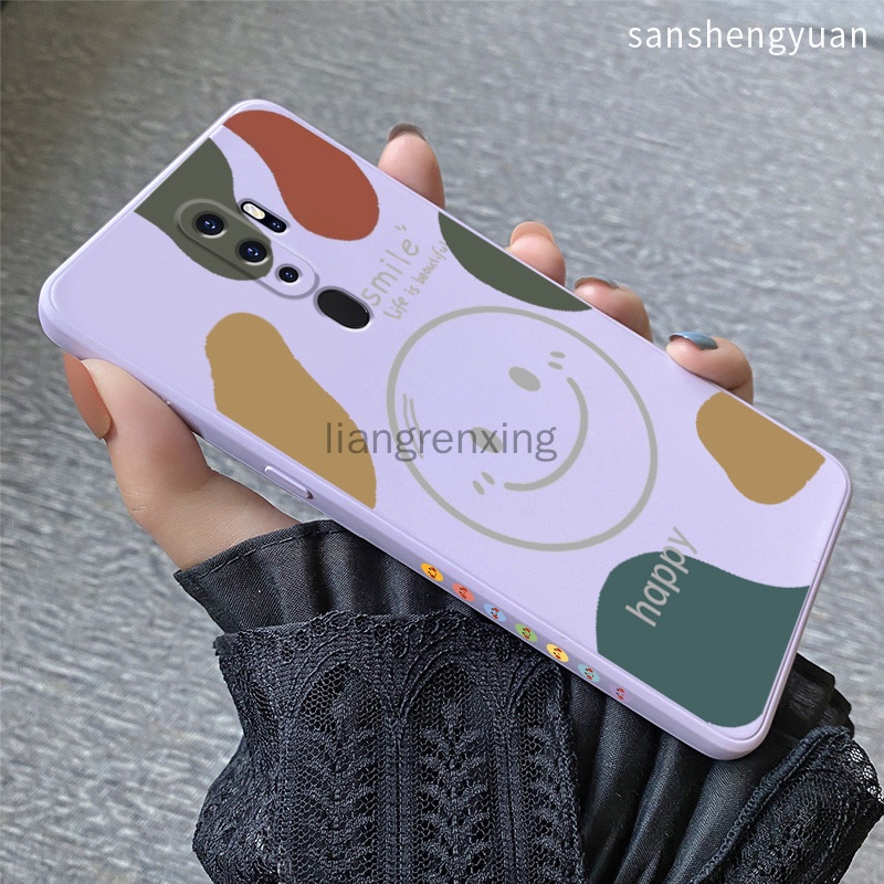 Ốp Điện Thoại Silicone Mềm Màu Trơn Cho OPPO a5 2020 OPPO A9 2020